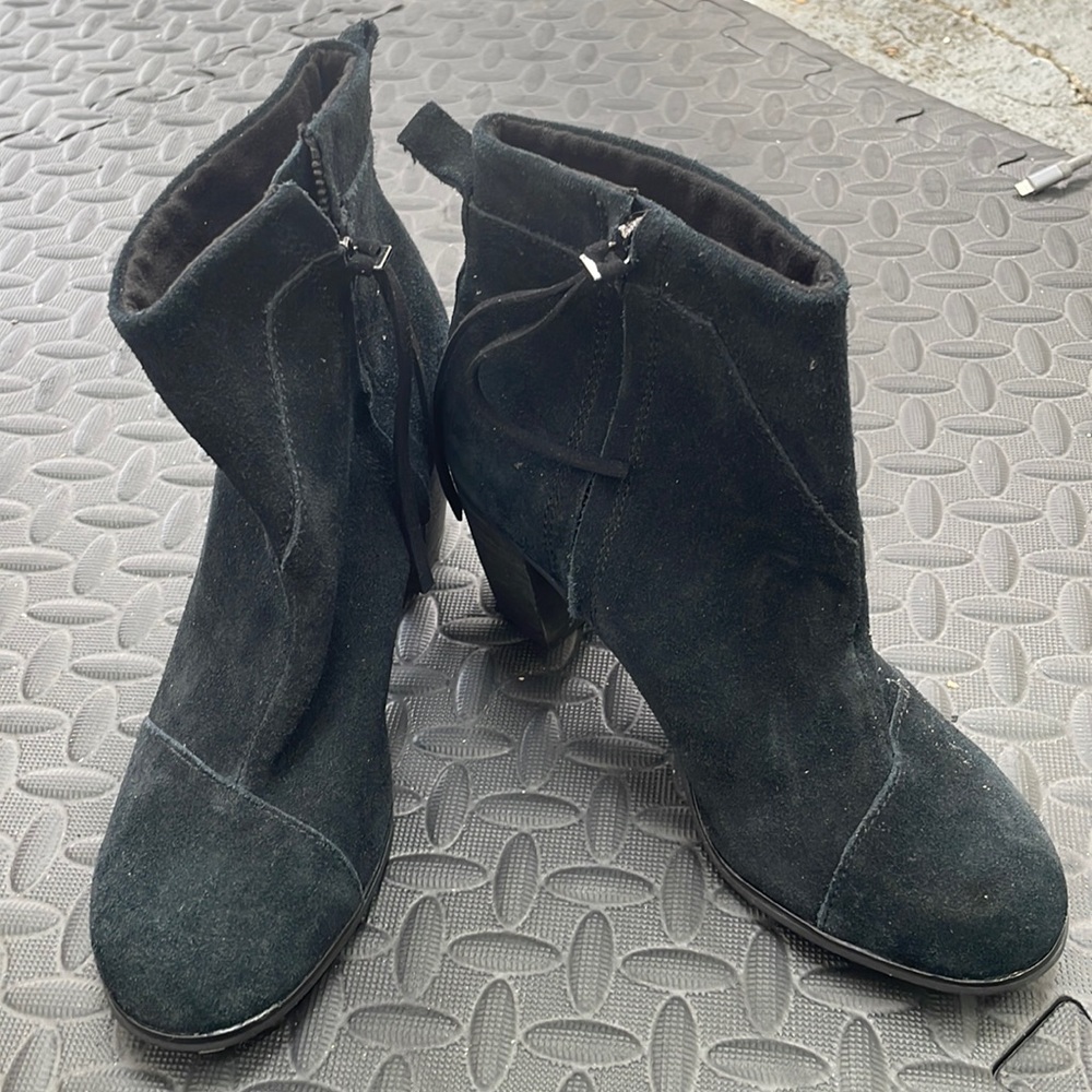 TOMS suede booties